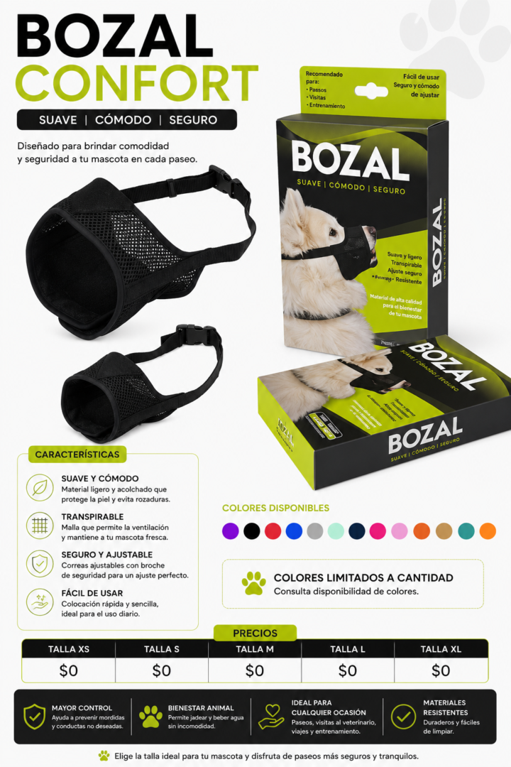 BOZAL MASCOTA - Imagen 2
