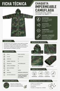 CHAQUETA IMPERMEABLE