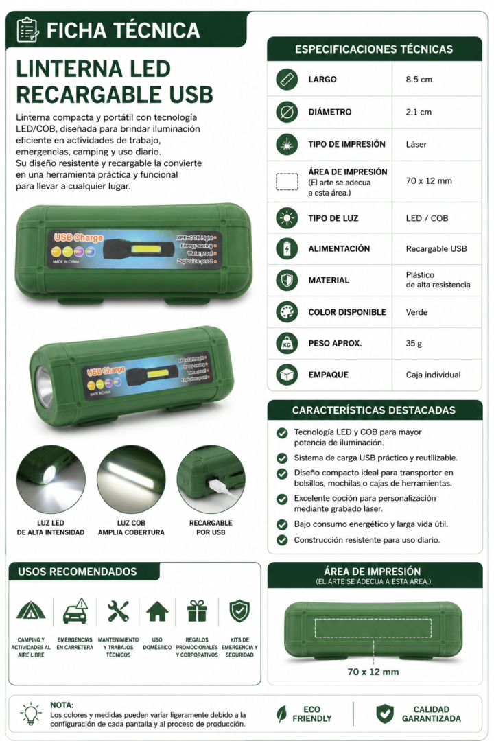 Linterna Recargable - Imagen 2