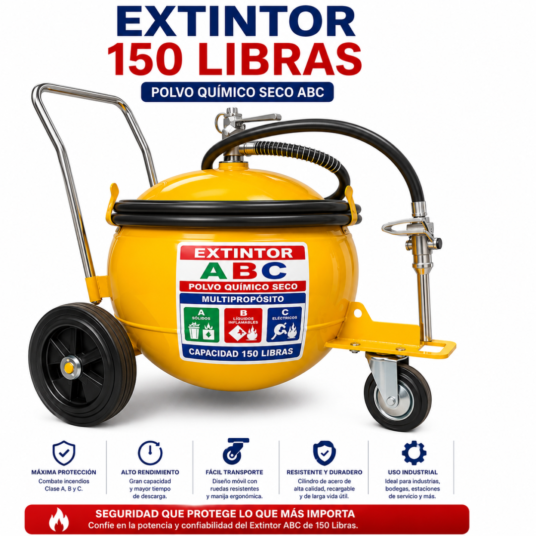 Extintor ABC 150 libras satelite