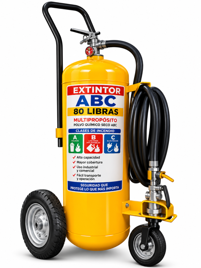 Extintor ABC 80 libras tipo Robot