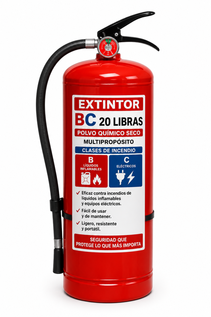 Extintor BC 20 libras